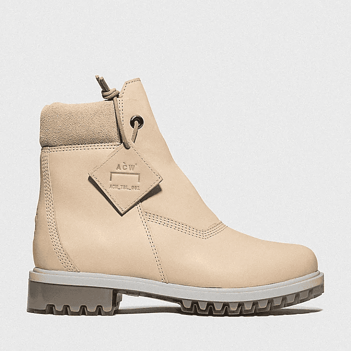 Timberland A-COLD-WALL* 6-Inch Zip Up Boot for Women in Beige